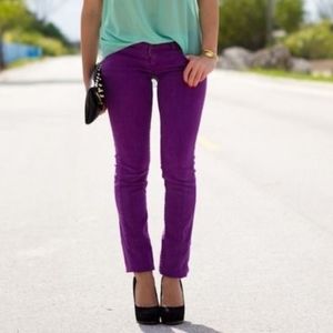 NWT Forever 21 Purple Jeans Size 28